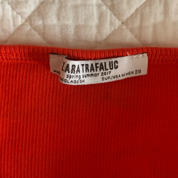 Zara red tube top. - Picture 3 of 3